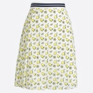 J.Crew Pleated Lemon Skirt 4
